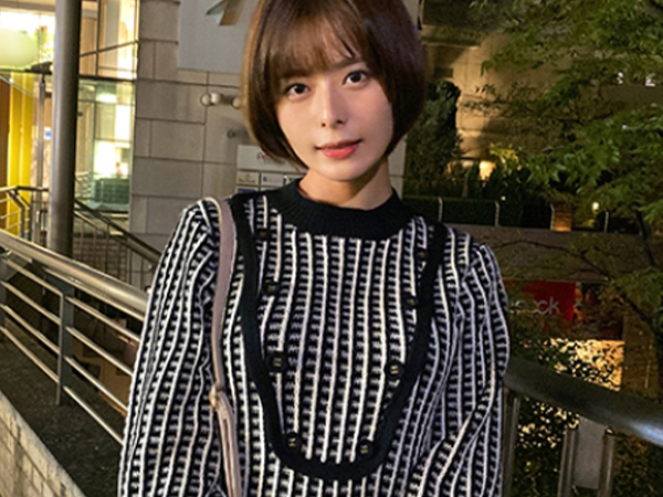 【NTR人妻】ショートヘアの色白若奥さんがパイパン貧乳ボディで誘惑！旦那以外のチンポに悶絶し、口内射精でイカされる！♡