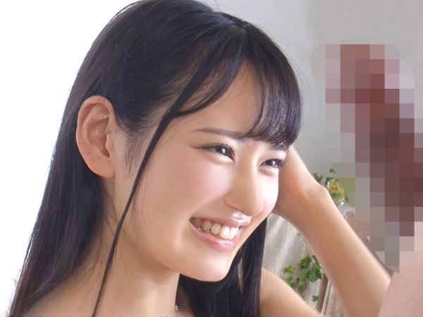 【純粋美少女の初体験】『大きい…恥ずかしい…』スレンダーちっぱい娘がドキドキAVデビュー!手コキ&フェラで緊張しながらもエッチな挑戦♡